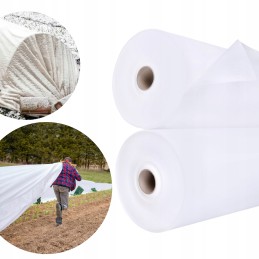 Išaugintas audinys baltas 150g m2 su UV 20 m bellushortus