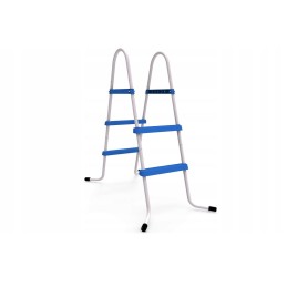 Metal pool ladder, foldable, double-sided, 84