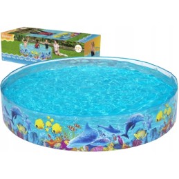 Sodo plėtimosi baseinas 244x244x46cm vaikų baseinas bestway 55031