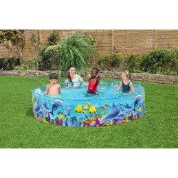 Sodo plėtimosi baseinas 244x244x46cm vaikų baseinas bestway 55031