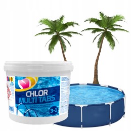 Gamix multi tabletės 3in1 chloras baseinui 200g 5 kg