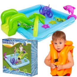 Pripučiamas baseinas vaikams sode, 308l, 239x206cm