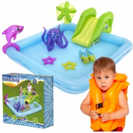 Pripučiamas baseinas vaikams sode, 308l, 239x206cm