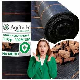 Labai storas agritella premium mulčiavimo audinys vienam metrui 3,2x1m 110g juodas
