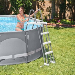 Intex drošas peldbaseina kāpnes 91 107 cm 28075