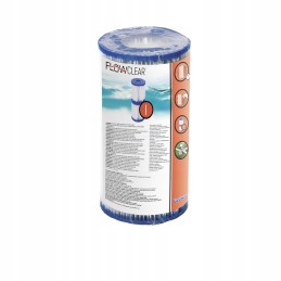 12 x I tipo filtrų rinkinys bestway 58093 baseino siurbliui