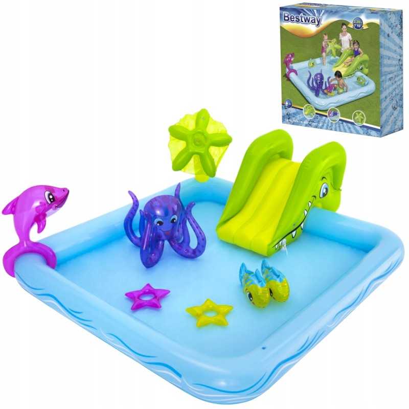 Bestway stačiakampis pripučiamas baseinas vaikams 308l