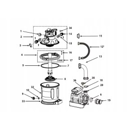 Smėlio bakas 12711 intex smėlio siurbliui