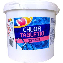 Gamix chloro tabletės 5kg, ilgai veikia baktericidiškai