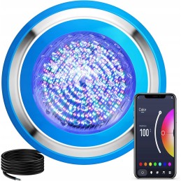 Įvairiaspalvis RGB LED baseino apšvietimas 45 vatai