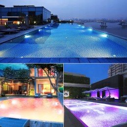 Įvairiaspalvis RGB LED baseino apšvietimas 45 vatai