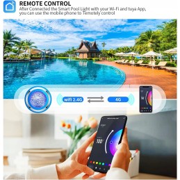 Įvairiaspalvis RGB LED baseino apšvietimas 45 vatai