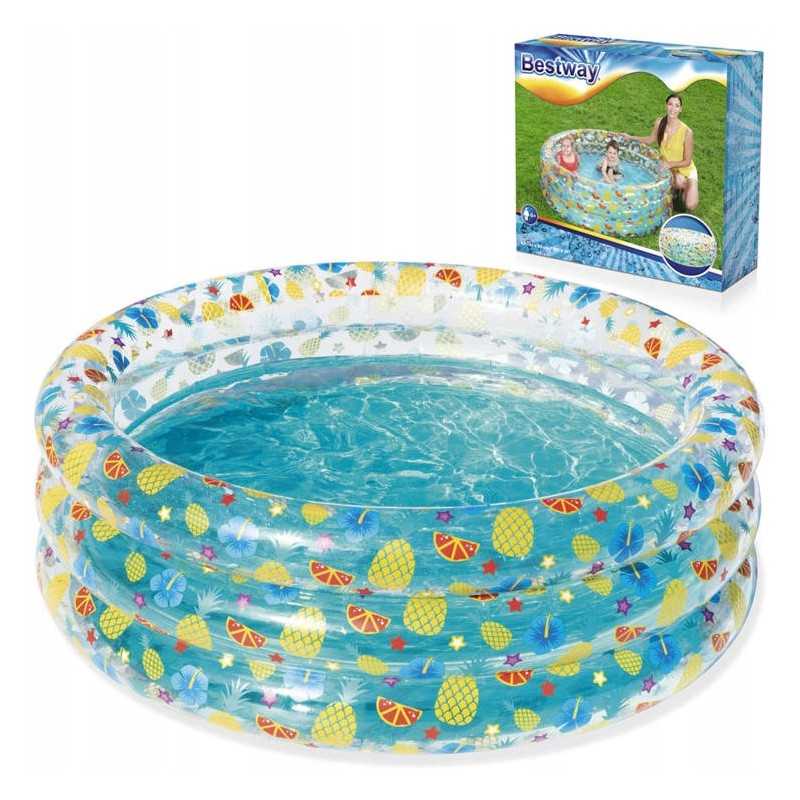 Vaisių pripučiamas baseinas 1 5m x h53cm bestway 51045