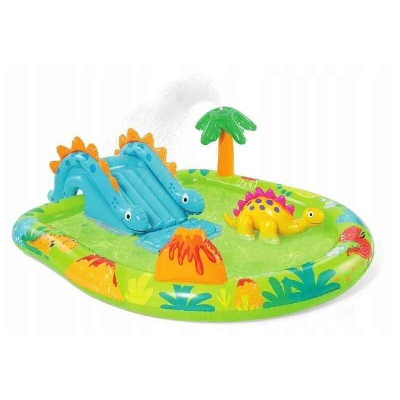 Baseinas su dinozaurų žaidimų aikštele 191x152cm
