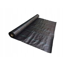 Agrotekstilė, juoda, tvirta, 1x50m, sodo neaustinė medžiaga piktžolėms, inkarai, smeigtukai