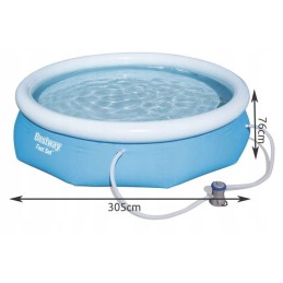 Išsiplėtimo baseinas su siurbliu 305x76cm bestway 57270