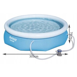 Išsiplėtimo baseinas su siurbliu 305x76cm bestway 57270
