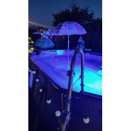 RGB LED lempa 12v maitinimo šaltinis 230v halogeninis diodas, atsparus vandeniui IP67 tvenkinio baseinas