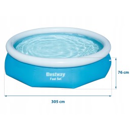 Išsiplėtimo baseinas su siurbliu 305x76cm bestway 57270