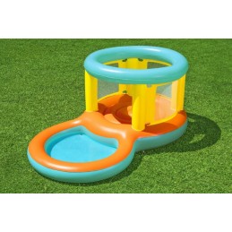 „Bestway“ pripučiamas šokinėjimas su irklavimo baseinu 2in1 vaikams 3 bestway 239x142x102