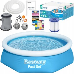 Išplečiamas sodo baseinas 244 x 61 cm 9in1 bestway 57450