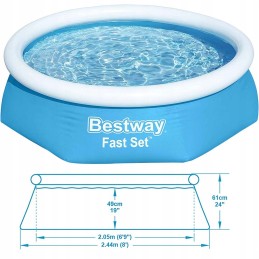 Išplečiamasis sodo baseinas 2 44 x 61 cm bestway 57448