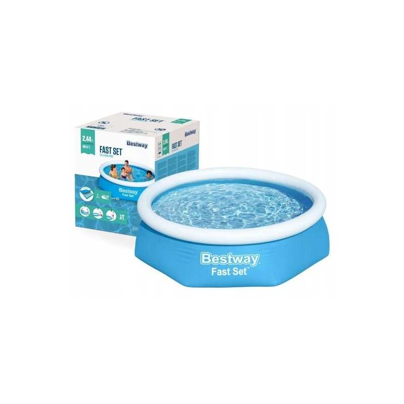 Išsiplečiantis sodo baseinas 244 x 61 cm bestway 57448