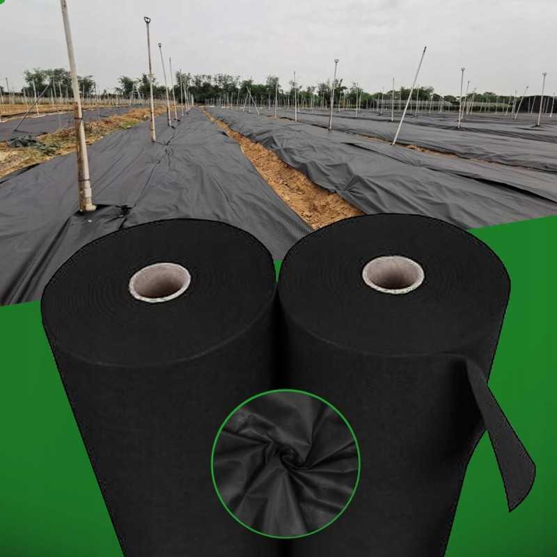 Juoda agrotekstilė 50g/m2 1,06m x 50m