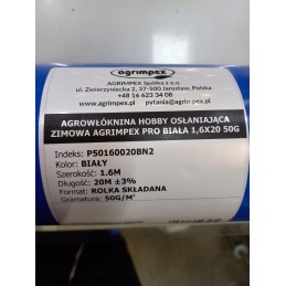 Agrowwoven audinys žieminis rulonas 1 6 x 20 m agrimpex