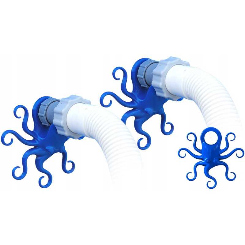 2x baseino vamzdžio atrama intex bestway baseinui su 32x38 redukcijos adapteriu