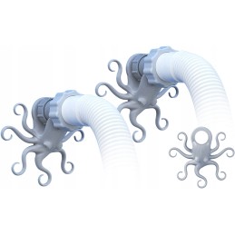 2x baseino vamzdžio atrama intex bestway baseinui su 32x38 redukcijos adapteriu