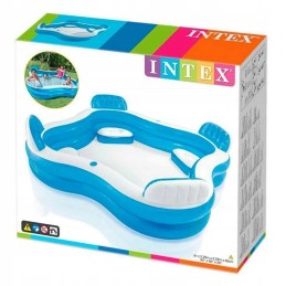 Intex 56475 pripučiamas baseinas su sėdynėmis 229x66 cm