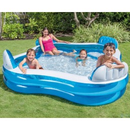 Intex 56475 pripučiamas baseinas su sėdynėmis 229x66 cm