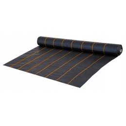 Agrotekstilė nuo piktžolių mulčiavimo 90g/m2 rulone 0,8x50m + inkarai