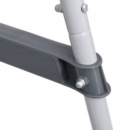 Pool ladder gray 84 cm steel