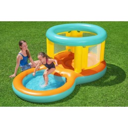 Pripučiamas šokinėjimas su baseinu 2in1 vaikams 3 bestway 239x142x102