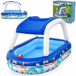Bestway baseinas su stogu, vairu, irklavimo baseinas 54370