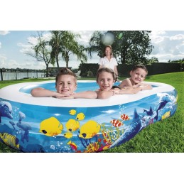 Bestway pripučiamas baseinas jūros gylis 262x157x46cm vaikams 3 bestway