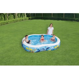 Bestway pripučiamas baseinas jūros gylis 262x157x46cm vaikams 3 bestway