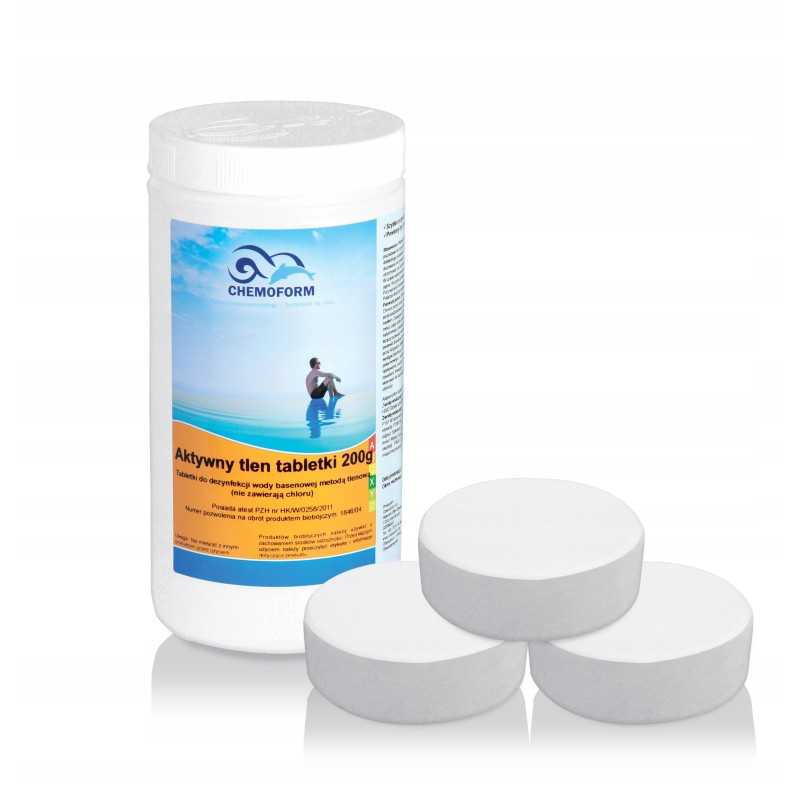 Aktyvaus deguonies deguonies tabletės 200g chemoformas 1kg