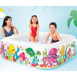 Kvadratinis žuvų baseinas 159cm 57471 intex