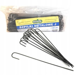 Metaliniai smeigtukai tvirtinimui agrarinis audinys j 100vnt