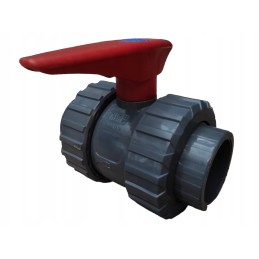 Rutulinis vožtuvas bvd slėgio PVC u d50x50 kvadratinių metrų