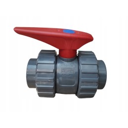 Rutulinis vožtuvas bvd slėgio PVC u d50x50 kvadratinių metrų