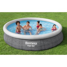 Baseinas 57443 išsiplėtimo žiedas 366x76 cm bestway