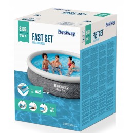 Baseinas 57443 išsiplėtimo žiedas 366x76 cm bestway
