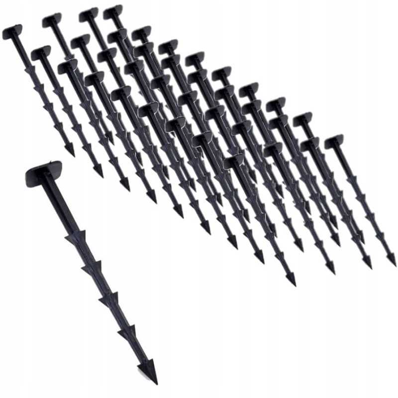 Inkarai 25cm kaiščiai montavimui agrotekstilė 100vnt