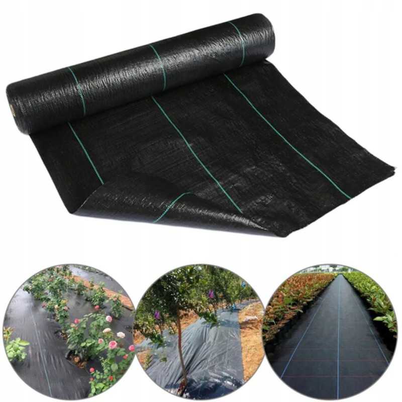 Tvirtas, nuo piktžolių, kilimėlio auginimo audinys 1m x 50m