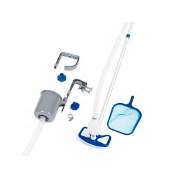 Bestway valymo rinkinys, dulkių siurblys, skimerio tinklas, teleskopinis stulpas