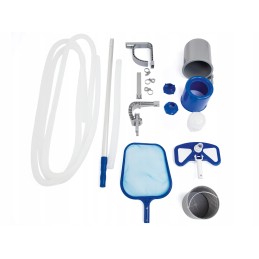 Bestway valymo rinkinys, dulkių siurblys, skimerio tinklas, teleskopinis stulpas